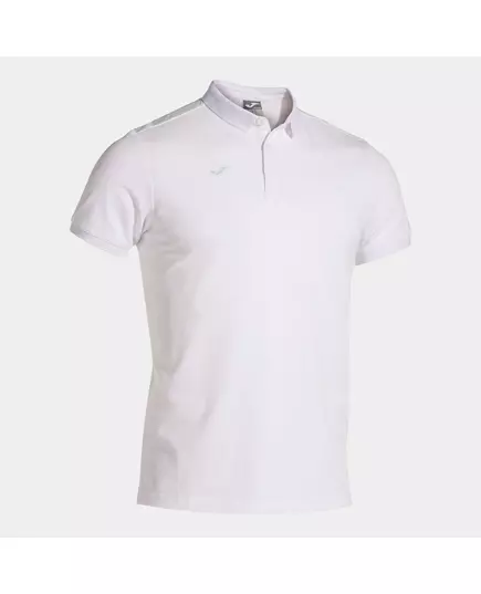Футболка JOMA PASARELA III SHORT SLEEVE POLO WHITE, Артикул: 102873.200, Размер: S