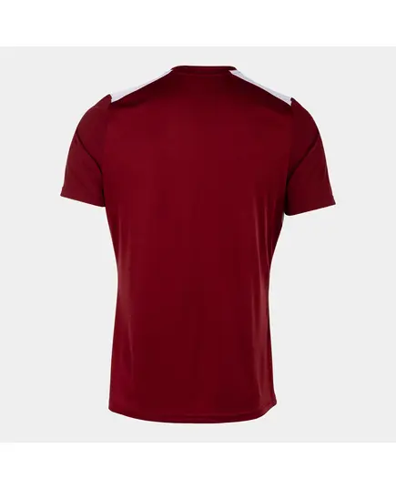 Футболка JOMA CHAMPIONSHIP VII SHORT SLEEVE T-SHIRT BURGUNDY WHITE, Артикул: 103081.672, Размер: S