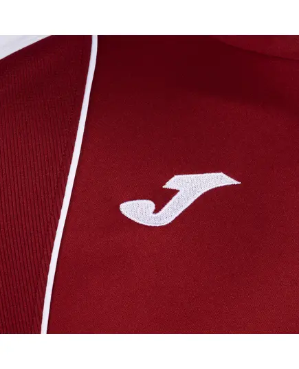 Футболка JOMA CHAMPIONSHIP VII SHORT SLEEVE T-SHIRT BURGUNDY WHITE, Артикул: 103081.672, Размер: S