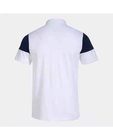 Tricou JOMA CREW V SHORT SLEEVE POLO WHITE NAVY, Articol: 103297.203, Mărime: M
