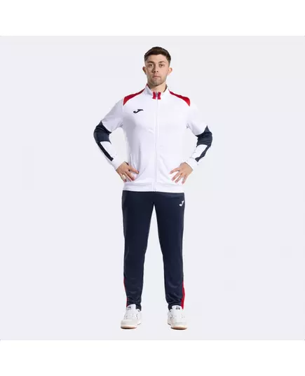 Costum sportiv JOMA DANUBIO TRACKSUIT WHITE NAVY BLUE, Articol: 104210.203, Mărime: 4XS