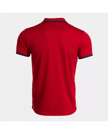 Футболка JOMA POLO SHIRT COMBI PREMIUM RED DARK NAVY, Артикул: 104493.603, Размер: L