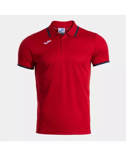 Футболка JOMA POLO SHIRT COMBI PREMIUM RED DARK NAVY, Артикул: 104493.603, Размер: L