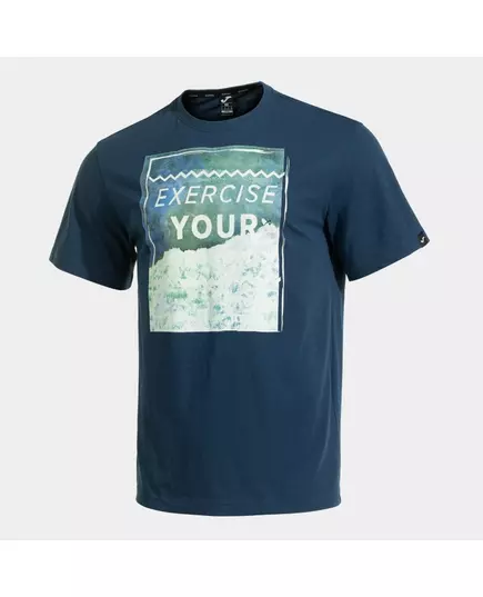 Футболка JOMA CASUAL SHORT SLEEVE T-SHIRT NAVY, Артикул: 104620.322, Размер: M