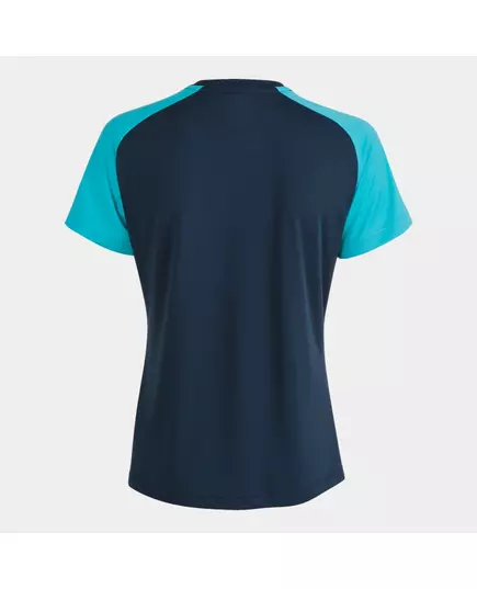 Футболка JOMA T-SHIRT ACADEMY IV NAVY TURQUOISE FLUORESCENT, Артикул: 901335.342, Размер: M