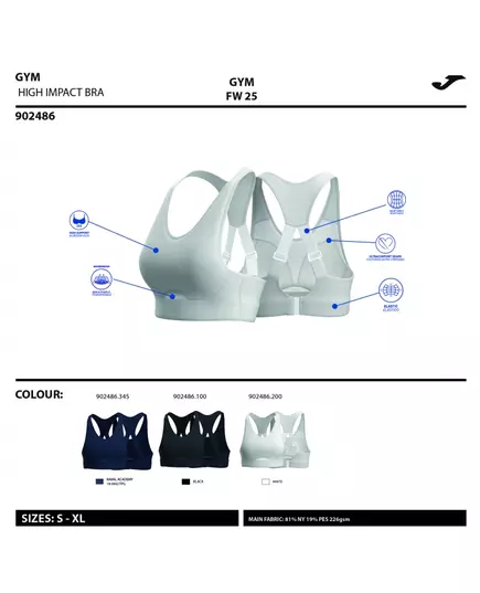 Топ JOMA CORE SPORT BRA NAVY BLUE, Артикул: 902486.345, Размер: 3XL