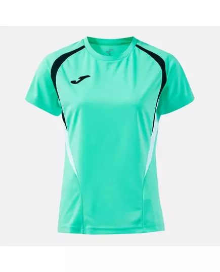 Футболка JOMA CHAMPIONSHIP 20 SHORT SLEEVE T-SHIRT LIGHT GREEN BLACK, Артикул: 903195.422, Размер: S