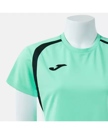 Футболка JOMA CHAMPIONSHIP 20 SHORT SLEEVE T-SHIRT LIGHT GREEN BLACK, Артикул: 903195.422, Размер: S