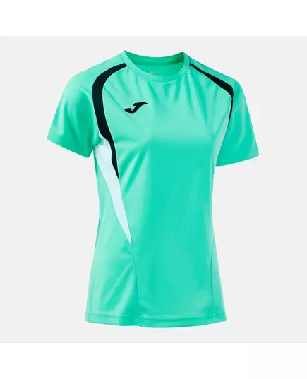 Футболка JOMA CHAMPIONSHIP 20 SHORT SLEEVE T-SHIRT LIGHT GREEN BLACK, Артикул: 903195.422, Размер: S