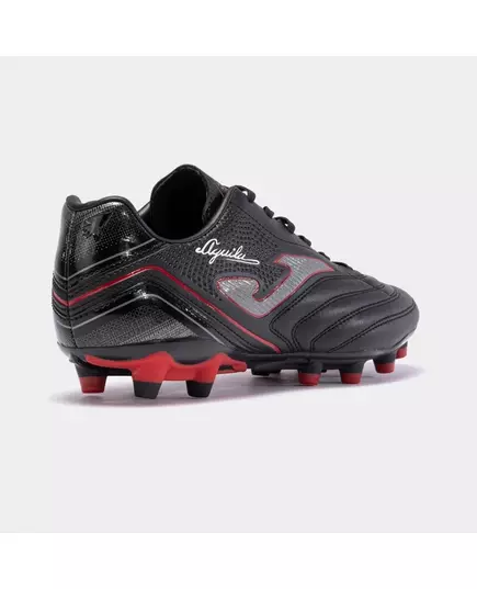 Бутсы JOMA AGUILA 2301 BLACK RED FIRM GROUND, Артикул: AGUW2301FG, Размер: 42