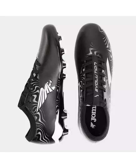 Бутсы JOMA EVOLUTION 2501 BLACK FIRM GROUND, Артикул: EVOS2501FG, Размер: 42