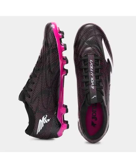 Бутсы JOMA EVOLUTION 2501 BLACK FUCHSIA FIRM GROUND, Артикул: EVOW2501FG, Размер: 39