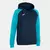 Толстовка JOMA HOODED JACKET ACADEMY IV NAVY TURQUOISE FLUORESCENT, Article Number: 901336.342, Размер: S
