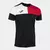 Tricou JOMA CREW V SHORT SLEEVE T-SHIRT BLACK RED WHITE, Articol: 103084.106, Mărime: S