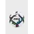 Футбольный мяч JOMA ICEBERG IV BALL WHITE FLUOR GREEN, Артикул: 401961.217, Размер: T.5