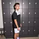 Футболка JOMA T-SHIRT WINNER BLACK WHITE, Артикул: 100946.102, Размер: XS