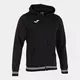 Толстовка JOMA CAMPUS III HOODED JACKET BLACK, Артикул: 101590.100, Размер: 4XL