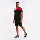 Футболка JOMA CREW V SHORT SLEEVE T-SHIRT BLACK RED WHITE, Артикул: 103084.106, Размер: S