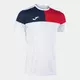 Футболка JOMA CREW V SHORT SLEEVE T-SHIRT WHITE RED NAVY, Артикул: 103084.206, Размер: XL
