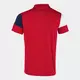Футболка JOMA CREW V SHORT SLEEVE POLO RED NAVY WHITE, Article Number: 103208.603, Размер: S