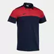 Футболка JOMA CREW V SHORT SLEEVE POLO NAVY RED, Артикул: 103297.336, Размер: XL
