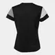 Tricou JOMA CREW V SHORT SLEEVE T-SHIRT BLACK GREY WHITE, Article Number: 901856.111, Mărime: S