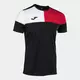 Tricou JOMA CREW V SHORT SLEEVE T-SHIRT BLACK RED WHITE, Articol: 103084.106, Mărime: S