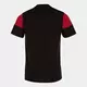 Tricou JOMA CREW V SHORT SLEEVE T-SHIRT BLACK RED, Articol: 103296.106, Mărime: S