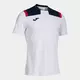 Футболка JOMA TOLEDO SHORT SLEEVE T-SHIRT WHITE NAVY, Артикул: 103735.203, Размер: XS