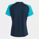Футболка JOMA T-SHIRT ACADEMY IV NAVY TURQUOISE FLUORESCENT, Артикул: 901335.342, Размер: M