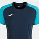 Футболка JOMA T-SHIRT ACADEMY IV NAVY TURQUOISE FLUORESCENT, Артикул: 901335.342, Размер: M
