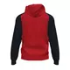 Толстовка JOMA HOODED JACKET ACADEMY IV RED BLACK, Артикул: 101967.601, Размер: 3XS