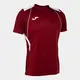 Футболка JOMA CHAMPIONSHIP VII SHORT SLEEVE T-SHIRT BURGUNDY WHITE, Артикул: 103081.672, Размер: S