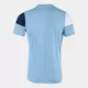 Футболка JOMA CREW V SHORT SLEEVE T-SHIRT SKY BLUE NAVY WHITE, Артикул: 103084.353, Размер: M