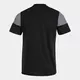 Футболка JOMA CREW V SHORT SLEEVE T-SHIRT BLACK GREY, Артикул: 103296.111, Размер: S